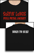 SURFIN LUNGS FULL PETAL JACKET - Black